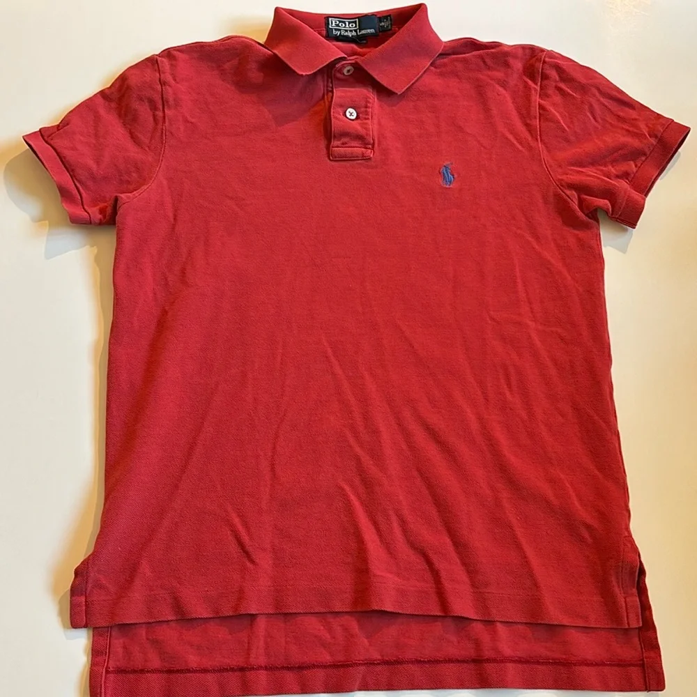Ralph Lauren Red Polo Shirt Size Small